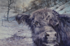 WINTER WEAR - 29 X 36 WATERCOLOR - $600