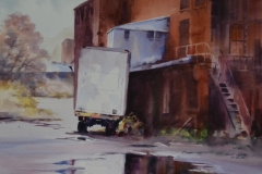 CARNEGIE TRUCK - 18 X 22 - WATERCOLOR - $200