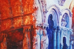 CHARTRES #2 - 29 X 36 - WATERCOLOR - $500