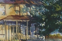 ERIE HOMESTEAD - 18 X 22 - WATERCOLOR - $300