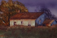 EVENING GLOW - 18 X 22 - WATERCOLOR - $300
