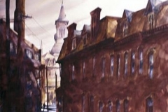 LAWRENCEVILLE - 29 X 36 - WATERCOLOR - $400