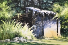 PATTIS-WOODSHED-22-X-29-WATERCOLOR-450