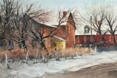 THIRD-STREET-WATERCOLOR-14X21-MOUNTED-500