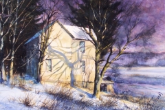 WINTER COLORS - 29 X 36 - WATERCOLOR - $600