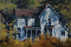 FARM HOUSE - 9 X 12 - OIL - $400