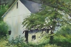 PAUL'S BARN - 18 X 22 - WATERCOLOR - $300