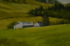 SPRING ON THE HILL - 18 X 22 - WATERCOLOR - $300