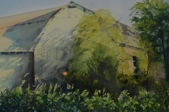 SUMMER GREENS - 18 X 22 - WATERCOLOR - $300