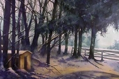 THE MILK HOUSE - 18 X 22 - WATERCOLOR - $300