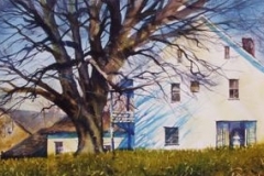 WISE FARM HOUSE - 22 X 29 - WATERCOLOR - $300