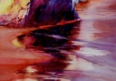 GARGANO BAY - 29 X 22 - WATERCOLOR - $400