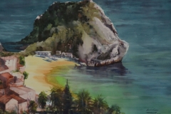 TAORMINA - 21 X 28 - WATERCOLOR - $300