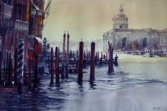 VENICE VIEW - 22 X 29 - WATERCOLOR - $500