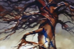BLUE SHADOW - 18 X 22 - WATERCOLOR - $200