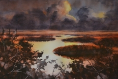 KEY WEST MORNING - 22 X 29 - WATERCOLOR - $300