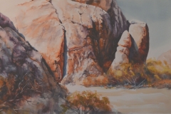 SONORA VIEW - 22 X 29 - WATERCOLOR - $400