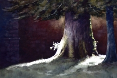 THE OLD TREE - 29 X 36 - WATERCOLOR - $600