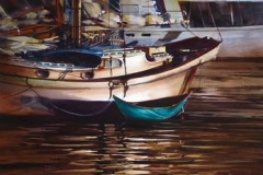 VANCOUVER HARBOR - 29 X 36 - WATERCOLOR - $600