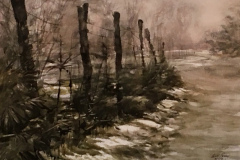 FENCE-ROW-WATERCOLOR-14X21-MOUNTED-400
