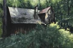 FOREST-CABIN-WATERCOLOR-14X21-500