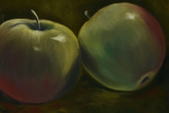 GREEN APPLES - 8 X 9 - OIL - $200