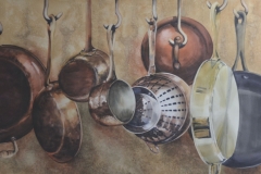 PANS - 30 X 40 - WATERCOLOR - $700