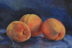 PEACHES - 9 X 11 - OIL - $400