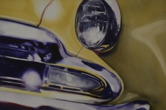 HEADLIGHT - 22 X 29 - WATERCOLOR - $400